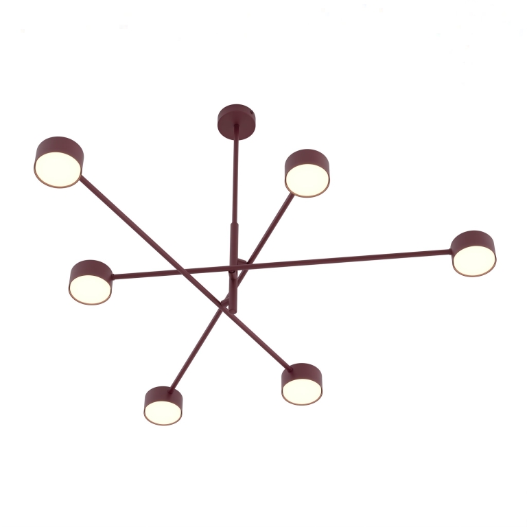 burgundowa-lampa-wisząca-stylowa-do-przedpokoju