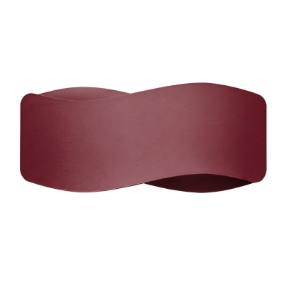 Lampa ścienna Faro w wersji burgundowej