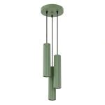 Stylowa lampa wisząca Dolkar w kolorze sage