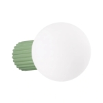 Lampa ścienna Globia ze stelażem w kolorze sage IP44