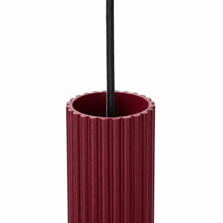 designerskie-czerwone-aluminiowe-lampy-wiszące