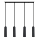 Czarna minimalistyczna lampa wisząca Dolkar