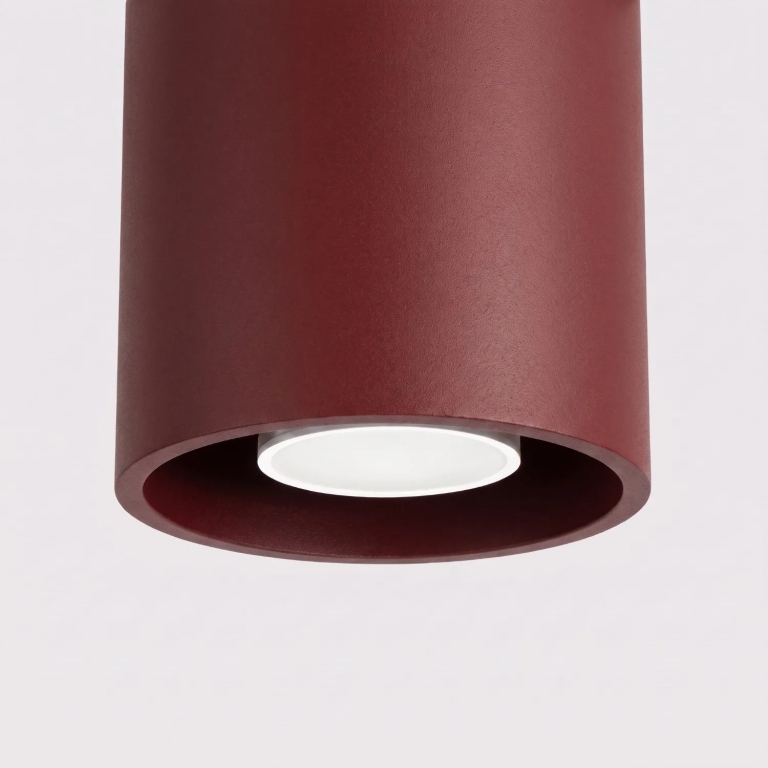 klasyczna-burgundowa-aluminiowa-lampa-sufitowa