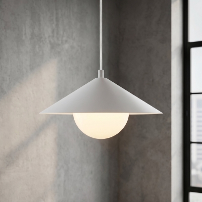 Lunel S - lampa wisząca w wersji białej