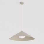 Lampa wisząca Lunel L w jasnej kolorystyce