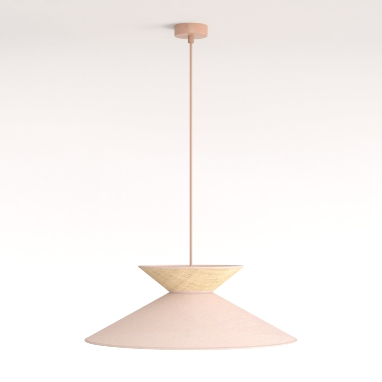lampa-wisząca-różowa-do-sypialni