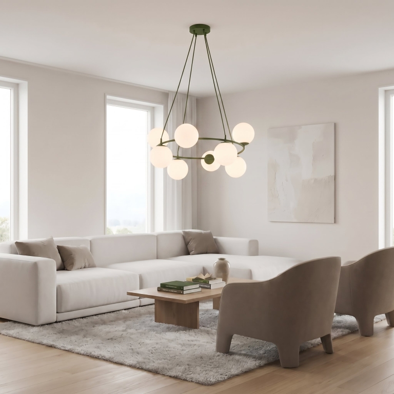 lampa-wisząca-zielona-do-salonu