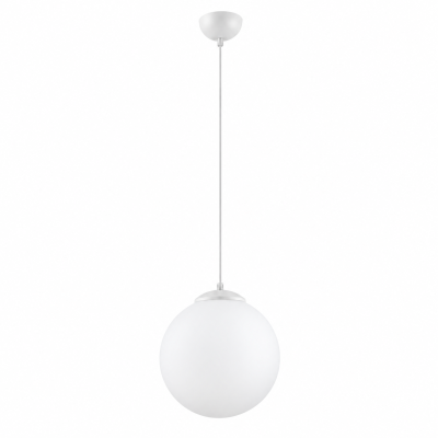 Numa M - kulista lampa wisząca w kolorze białym