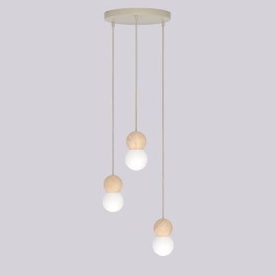 Lampa wisząca Nolia z trzema źródłami światła