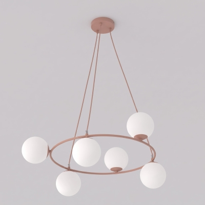 Lampa wisząca Cristina 6 w wersji koralowej