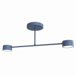 Vero 2 - minimalistyczna lampa sufitowa w kolorze niebieskim