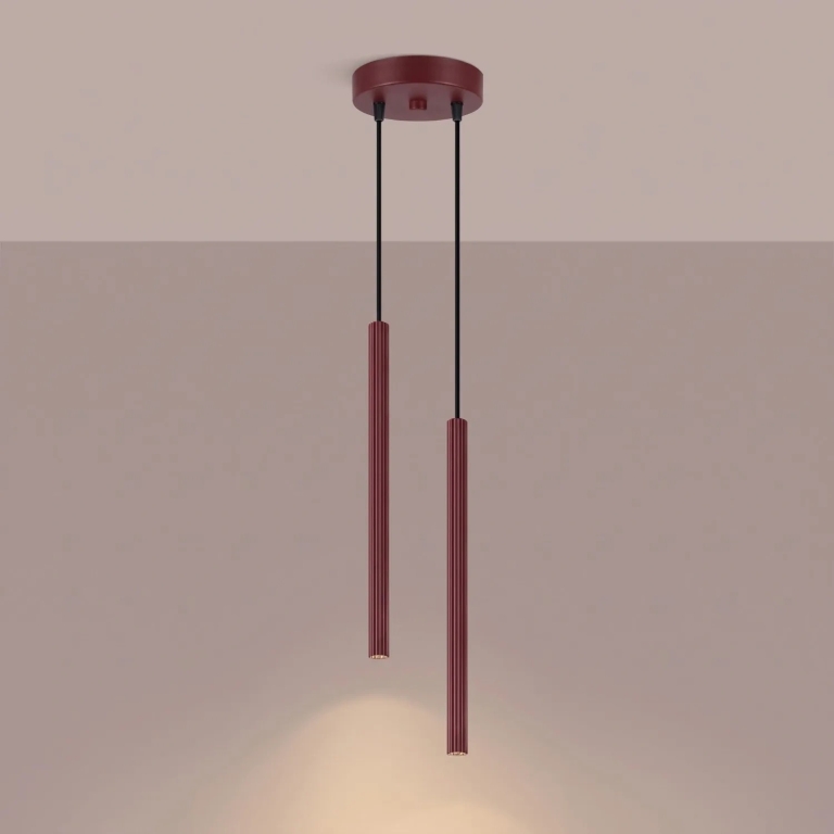 nowoczesna-bordowa-stalowa-lampa-wisząca