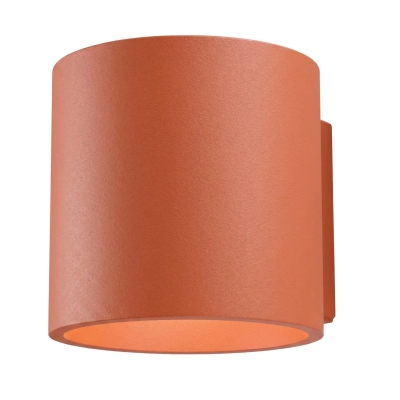 Lampa ścienna w kolorze terakota Nausa