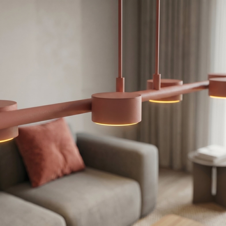 nowoczesna-pomarańczowa-lampa-wisząca