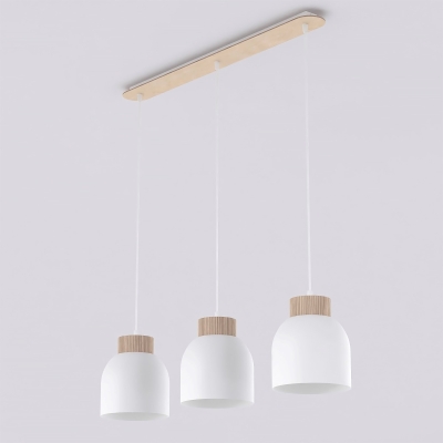Stylowa lampa wisząca Avrel 3 w kolorze białym