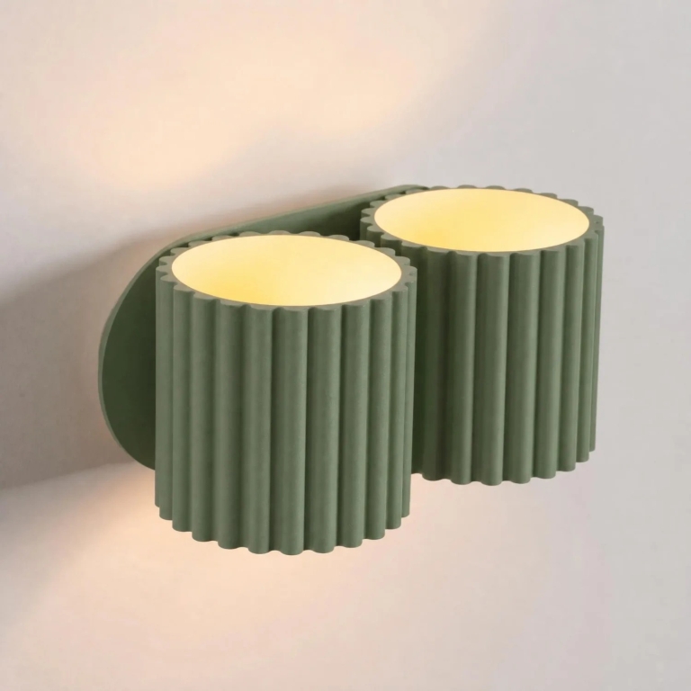 oliwkowa-lampa-ścienna