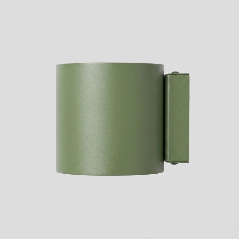 oliwkowa-lampa-ścienna-minimalistyczna-do-sypialni