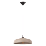 Vargas - lampa wisząca z kloszem w kolorze taupe