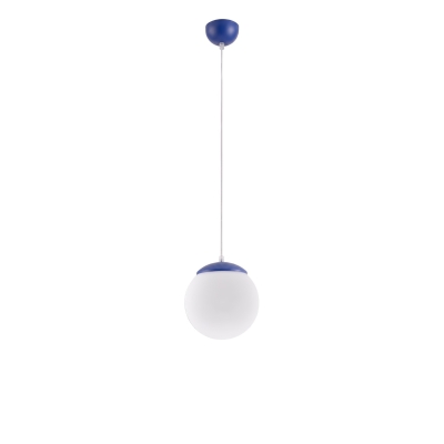 Niebieska lampa wisząca Numa S o minimalistycznym designie
