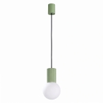 Globia - lampa wisząca w modnym odcieniu sage