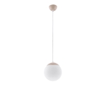 Stylowa lampa wisząca Numa S z opalowym kloszem