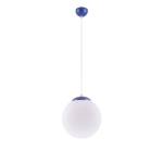 Stylowa, kulista lampa Numa M - ultramaryna