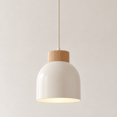 Avrel - minimalistyczna lampa wisząca z białym kloszem