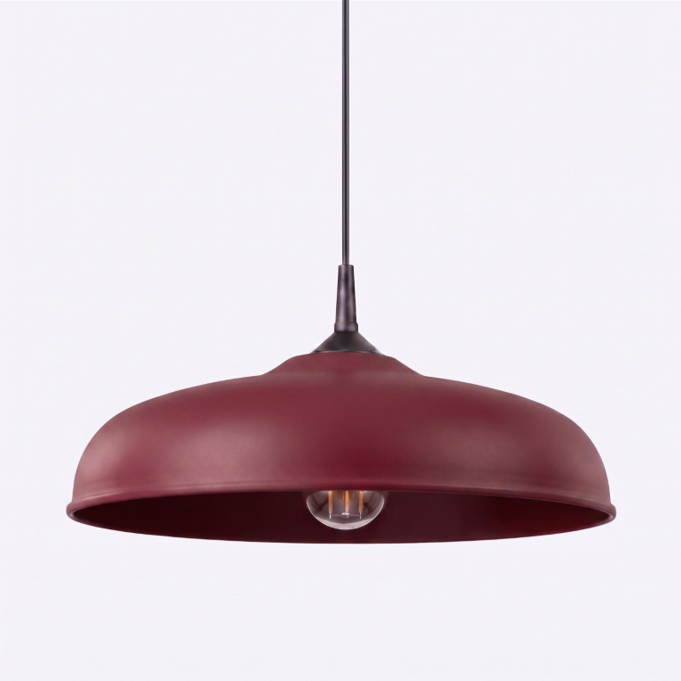stalowa-bordowa-lampa-wisząca