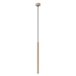 Pojedyncza lampa wisząca w kolorze taupe - Stephanie