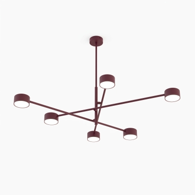 Burgundowa lampa wisząca Holly 6