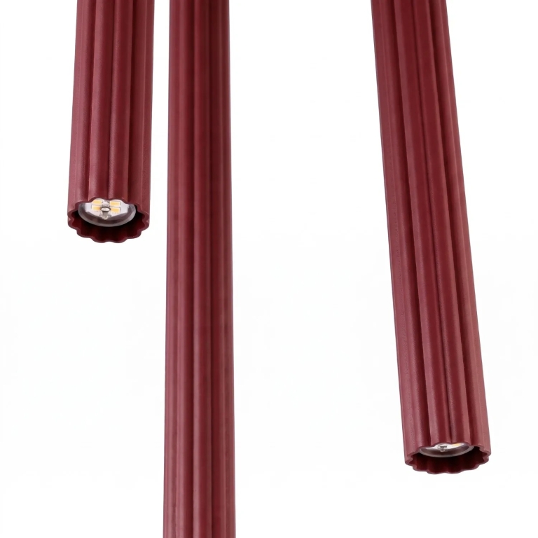 stylowa-lampa-wisząca-czerwona
