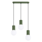 Lampa wisząca Globia do nowoczesnych wnętrz - zielona oliwka