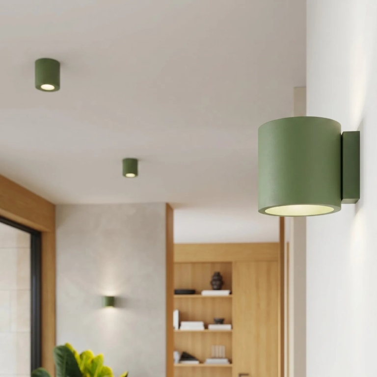 zielona-elegancka-lampa-ścienna