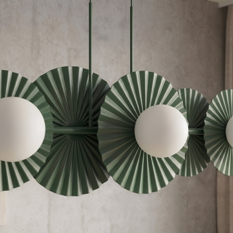 zielona-lampa-wisząca