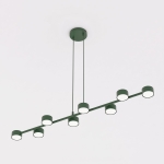 Stylowa lampa wisząca w kolorze zielonym - Arko 8