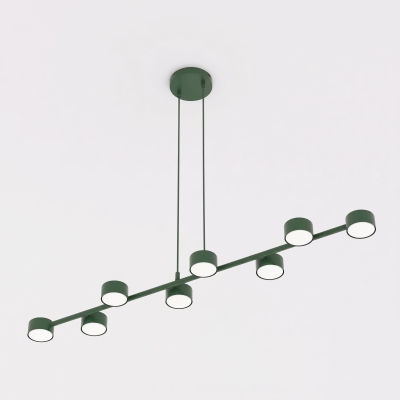Stylowa lampa wisząca w kolorze zielonym - Arko 8
