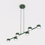 Arko 6 - zielona lampa wisząca o nowoczesnym designie
