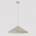 Lunel L - stylowa lampa wisząca z kolorze beżowym