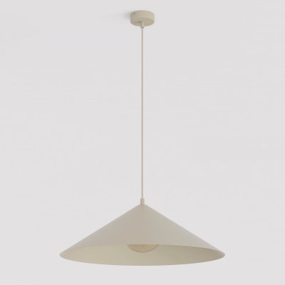 Lunel L - stylowa lampa wisząca z kolorze beżowym