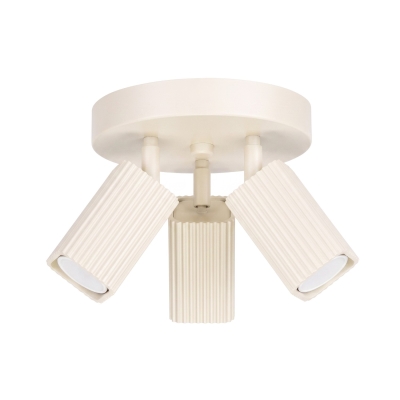 Lampa sufitowa Yavero z ruchomymi kloszami - kolor beżowy