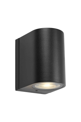 Elewacyjna lampa ścienna Alor LED - czarna