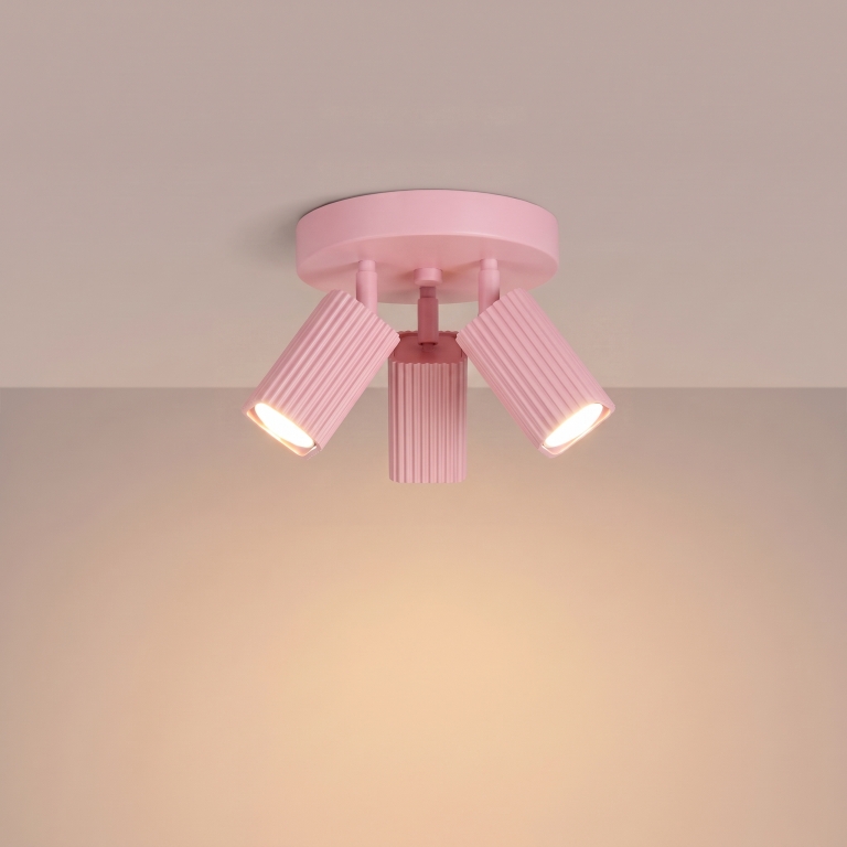 dekoracyjna-różowa-lampa-sufitowa