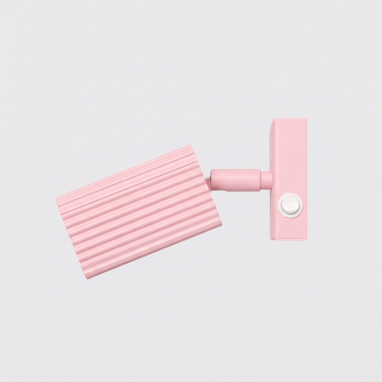designerski-różowy-aluminiowy-kinkiet