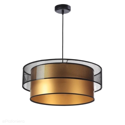 Lampa wisząca z podwójnym abażurem Beth