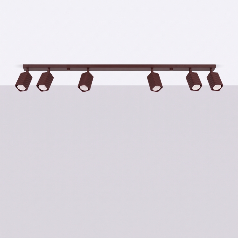 minimalistyczna-brązowa-lampa-sufitowa