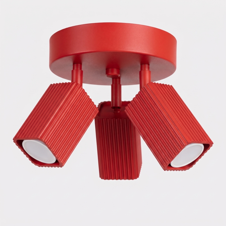 minimalistyczna-czerwona-lampa-sufitowa-z-karbowanym-kloszem