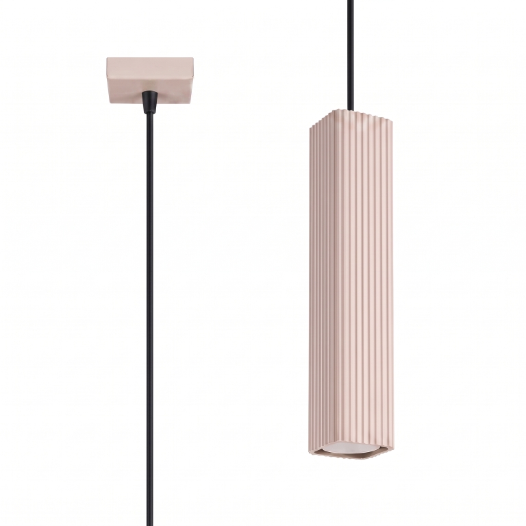 minimalistyczna-taupe-lampa-wisząca