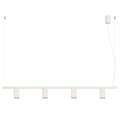 Beżowa lampa wisząca Yavero w stylu nowoczesnym - 4 klosze