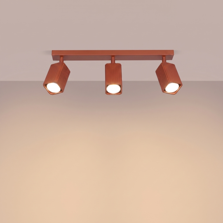 ochrowa-nowoczesna-lampa-sufitowa-z-ryflowanymi-kloszami