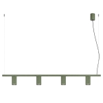 Oliwkowe oświetlenie wiszące Yavero - minimalistyczny design